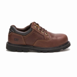 Caterpillar Ridgemont 2.0 Steel Toe Work Férfi Cipő Bordó, HU-Q012